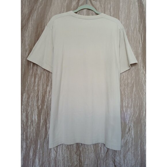 Uniqlo UT × Peanuts T Shirt Mens XL Beige Cotton Short Sleeve Snoopy Schultz - Picture 2 of 9